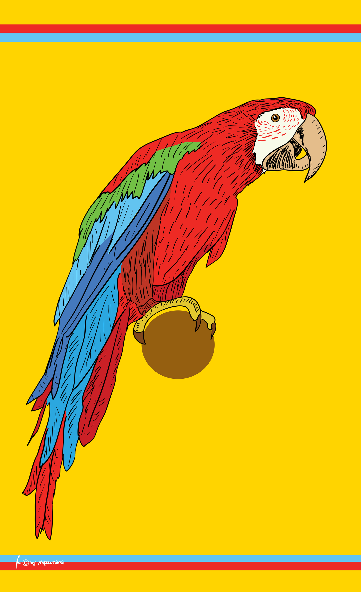 Parrot flag, animal flags