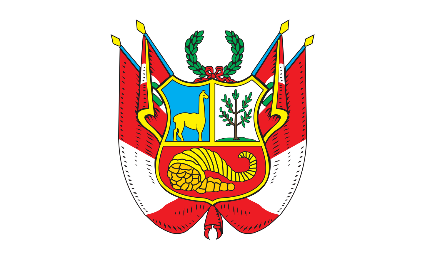 Peruflagge W, Peru, Nationalfahnen