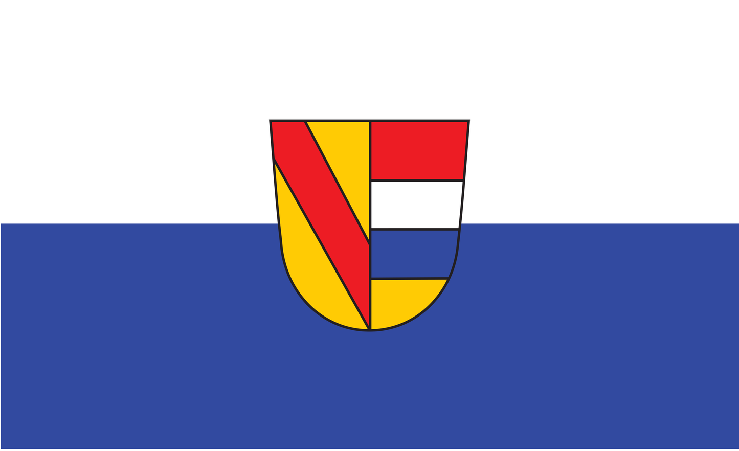 Pforzheim Flagge Baden Württemberg