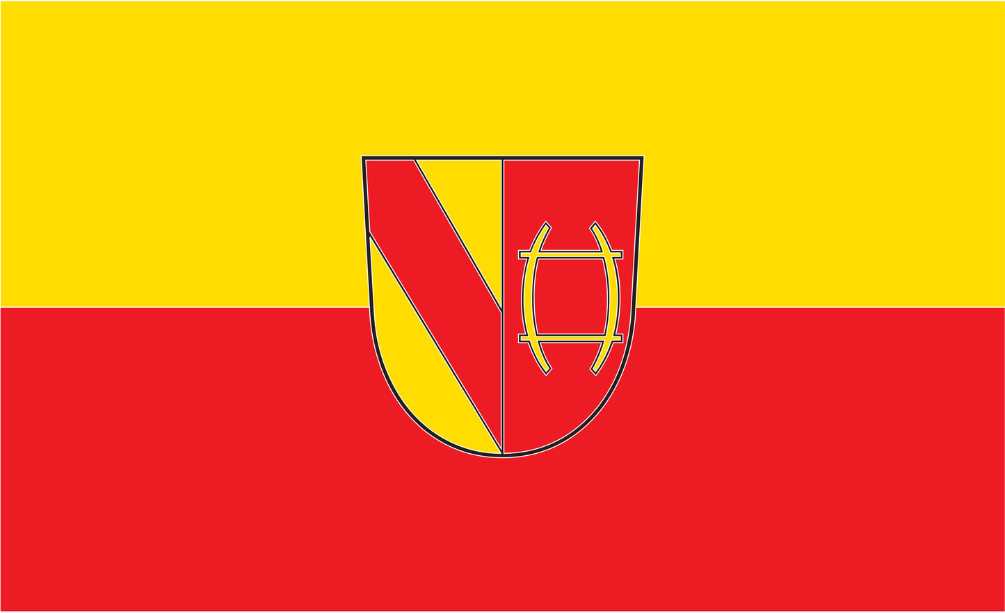 Rastatt Flagge Baden Württemberg