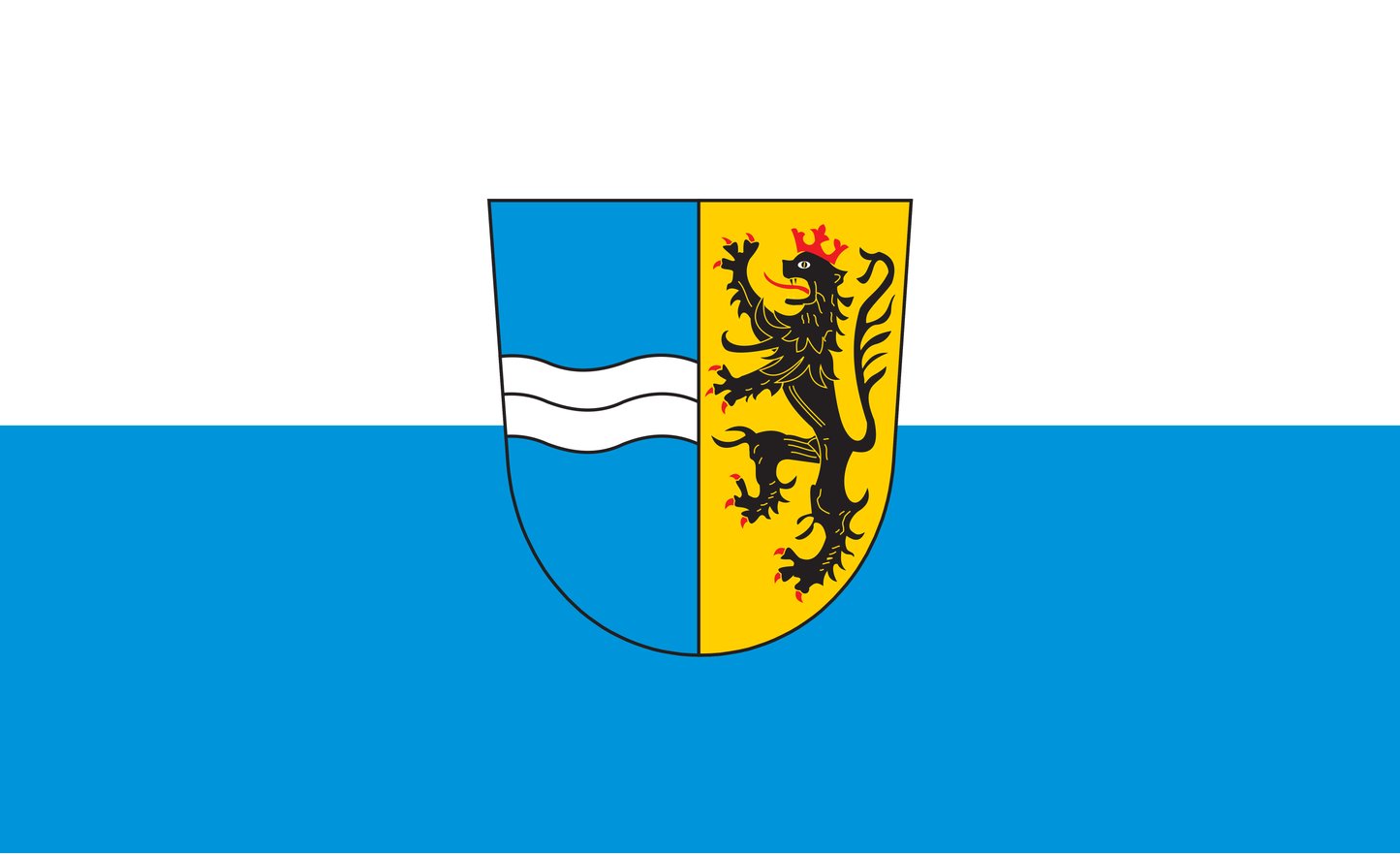 Rhein Neckar Kreis Flagge Baden Württemberg