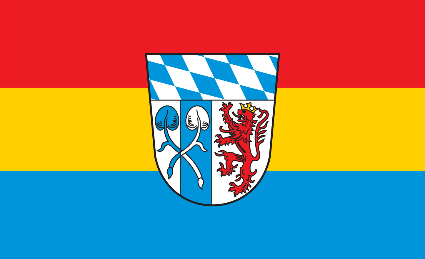 Rosenheim Kreis Flagge Bayern