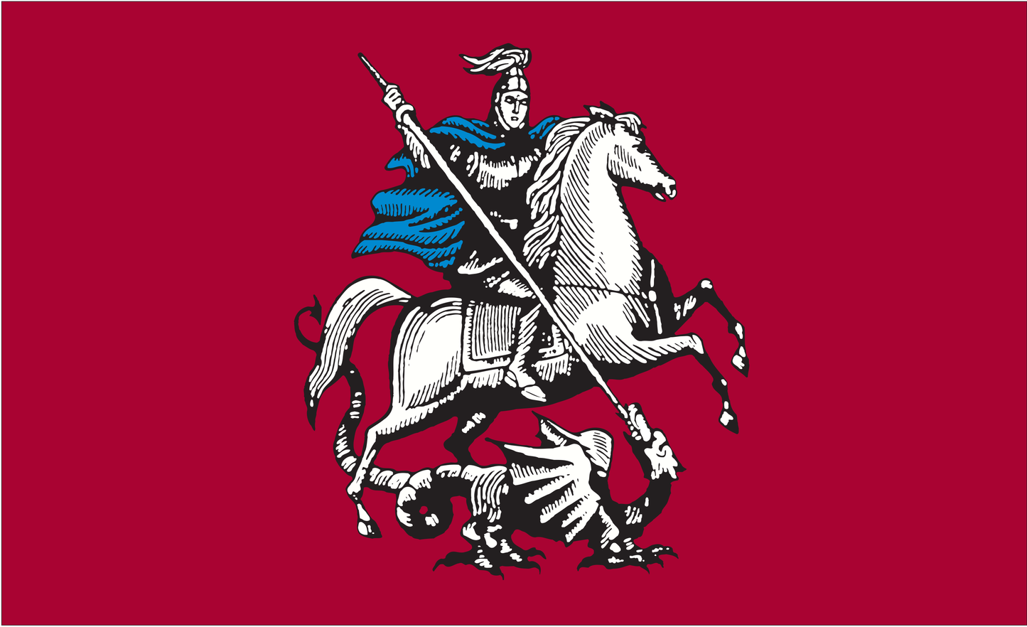 Moskauflagge, Rusland , Moskau, Nationalfahnen