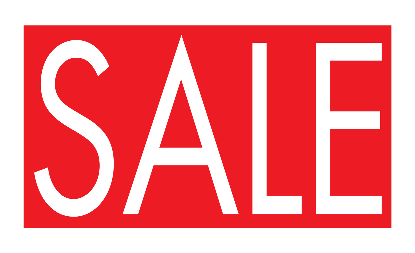 Saleflagge, weiß-rot,Verkauf-,Werbe, Marketingflagge