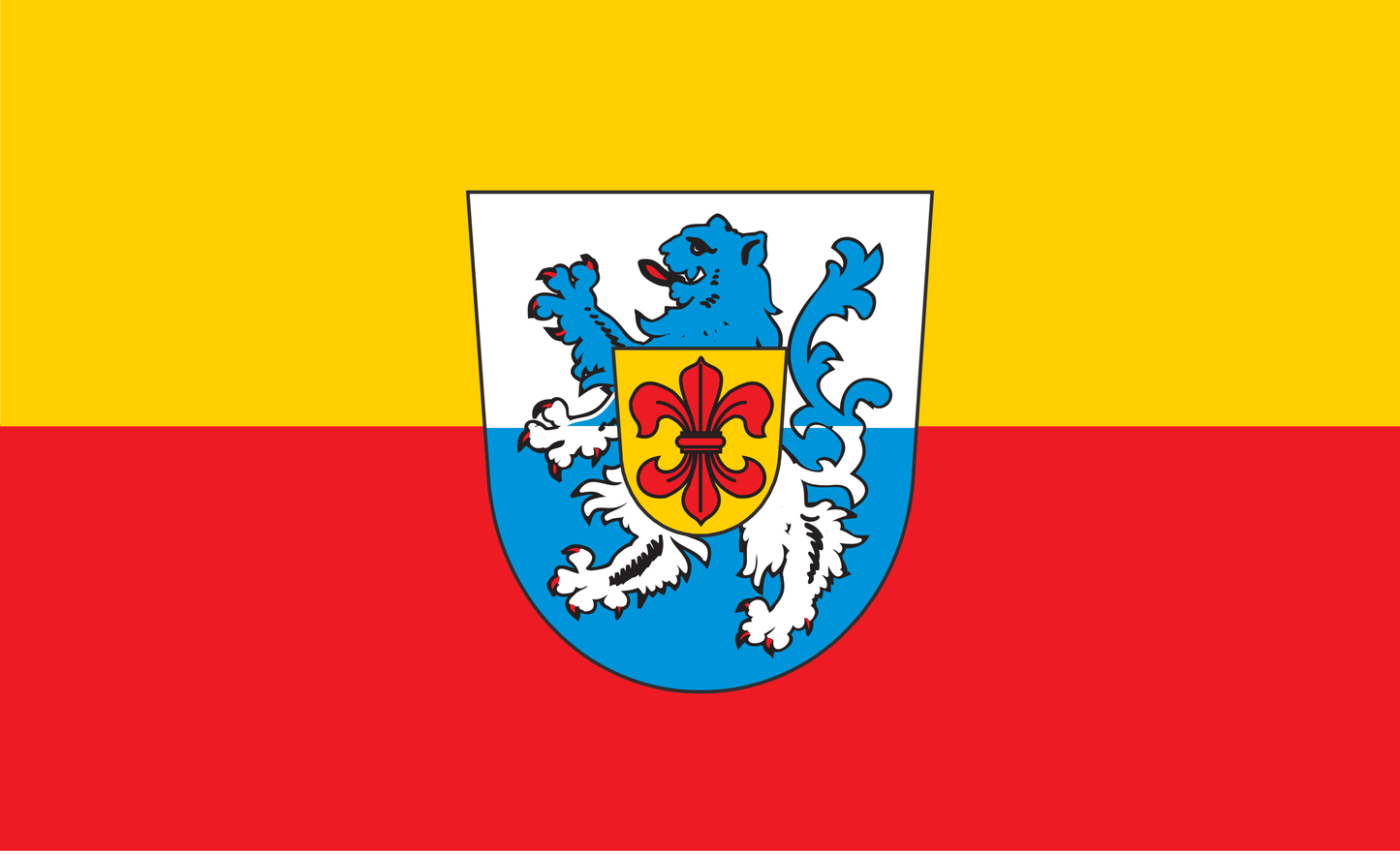 Sanktwende Kreis Flagge Baden Württemberg