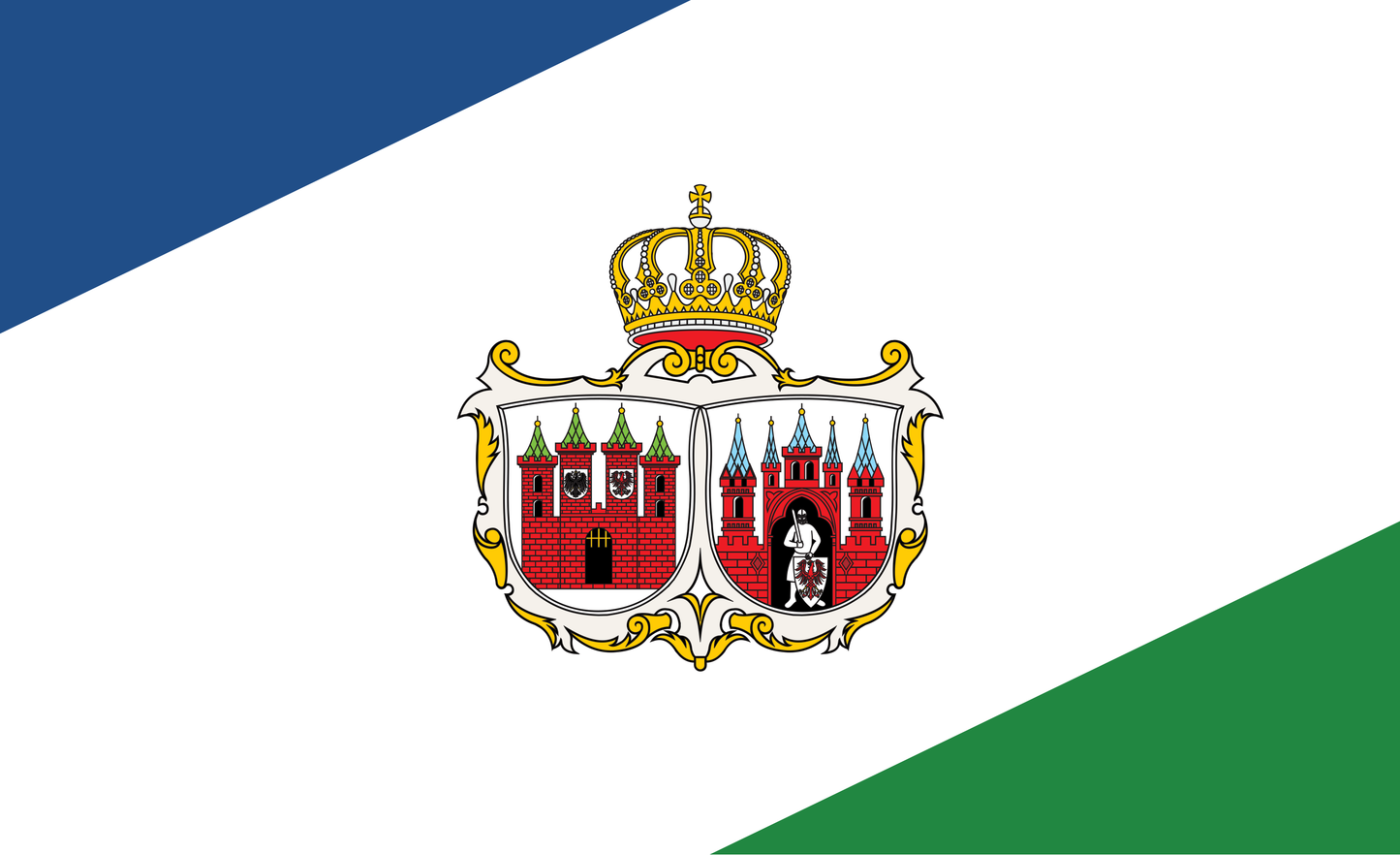 Drapeau de la ville de Brandebourg, Brandebourg