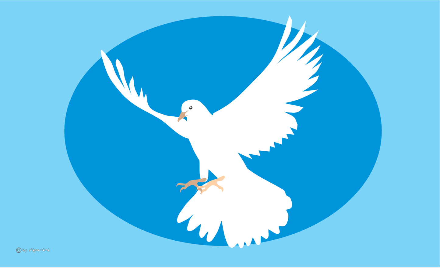 Tauben-Flagge,weiß,Tierflaggen,Tierzüchter-Flaggen