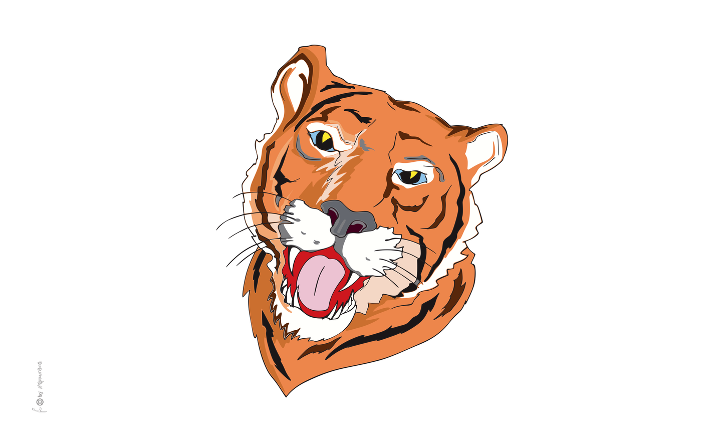 Tiger-Flagge,2,Tierflaggen,Tierzüchter-Flaggen,Zoo