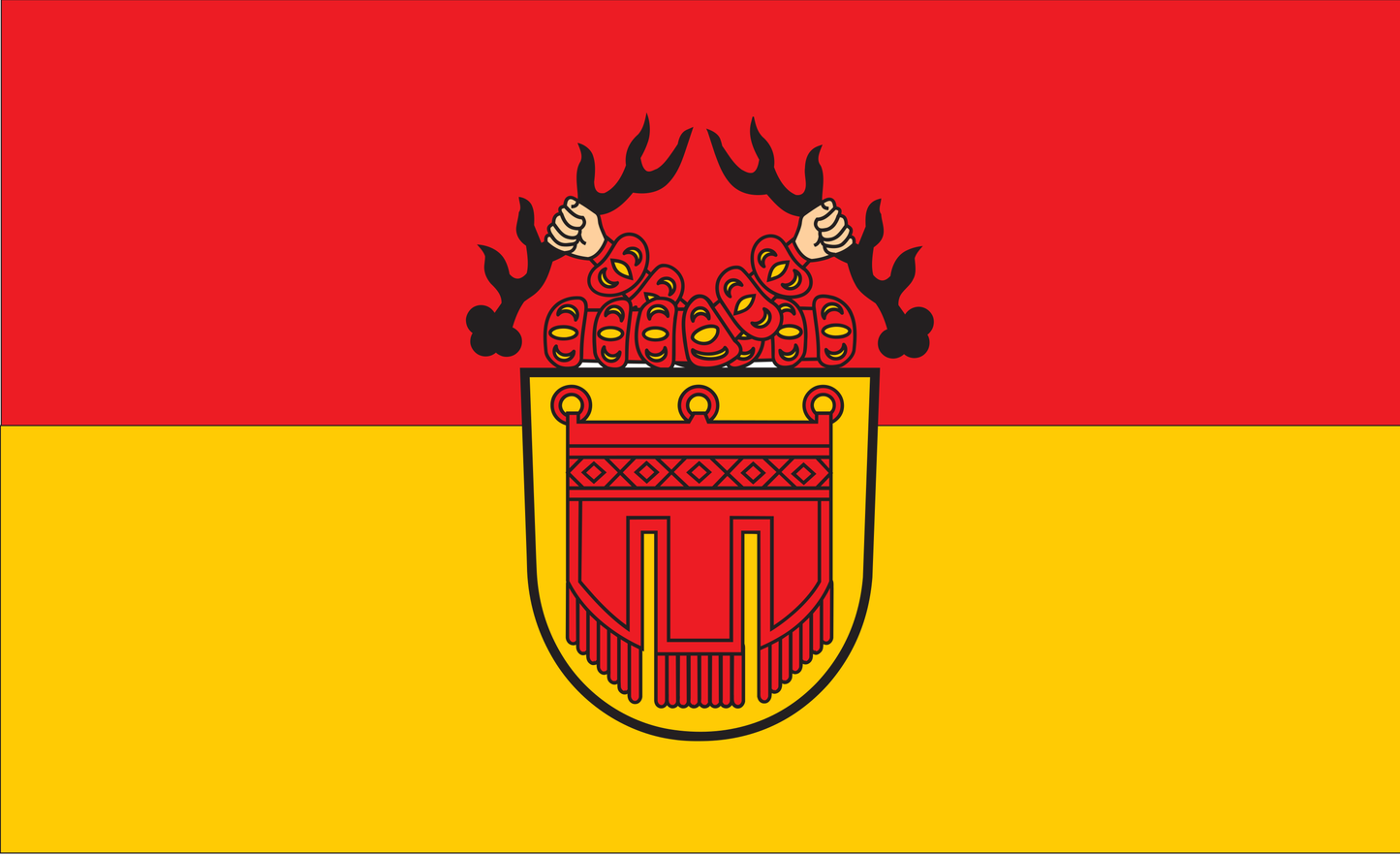 Tübingen Flagge Baden Württemberg