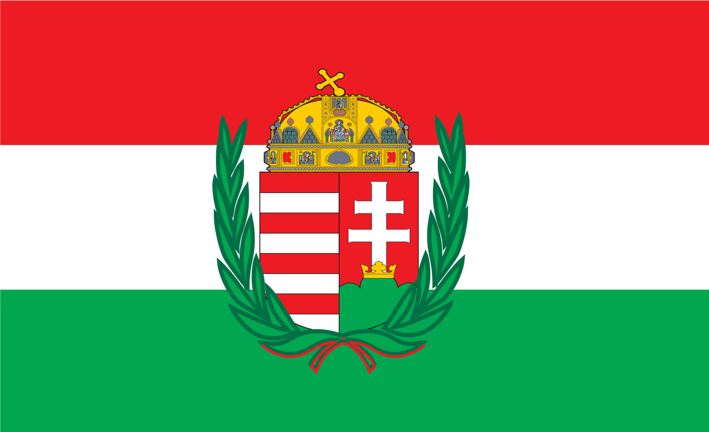 Ungarnflagge, Ungarn, Nationalfahnen