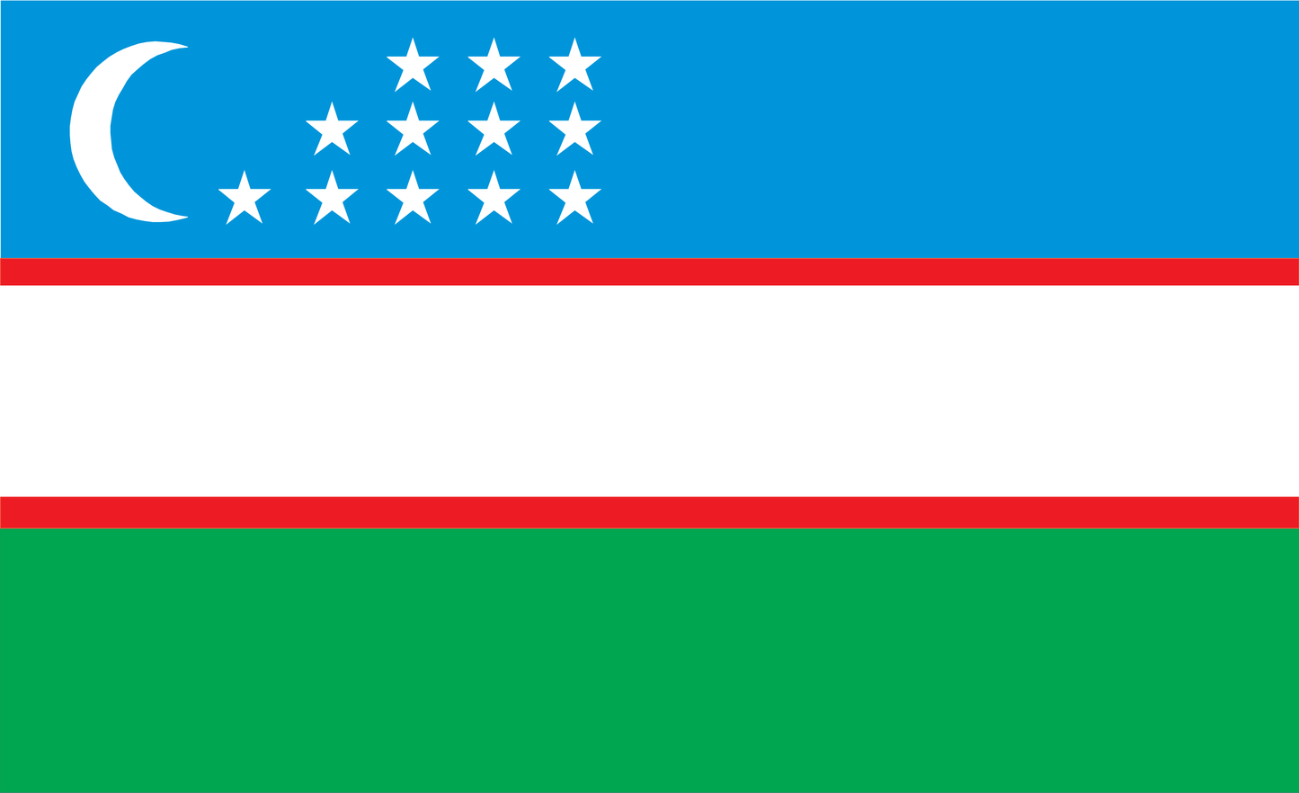 Uzbekistanflagge