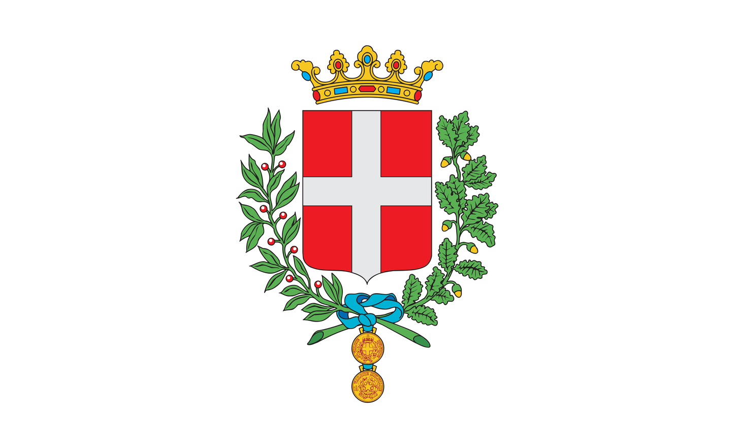 Vicenzaflagge, Vincenza, Italien, Nationalfahnen