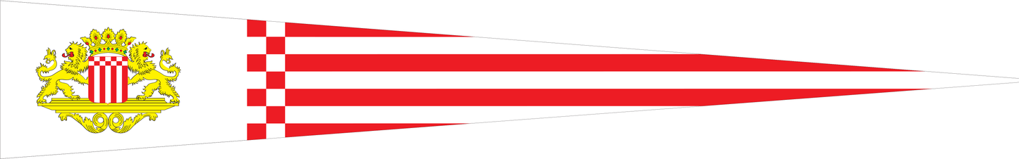 Bremen mit Löwen-Wappen Wimpel