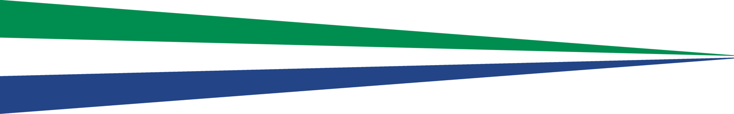 Sierra Leone Wimpel – Länderwimpel in Grün, Weiß und Blau