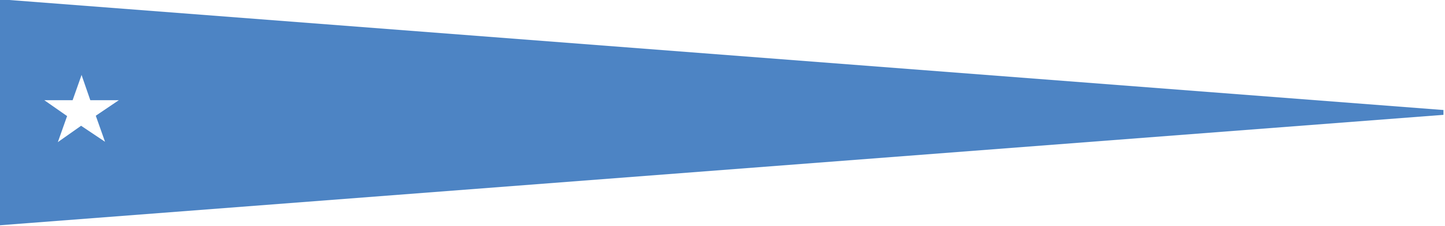 Somalia Wimpel – Nationalflaggen-Wimpel in Hellblau und Weiß