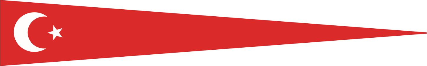 Türkei Wimpel – Länderwimpel in Rot und Weiß