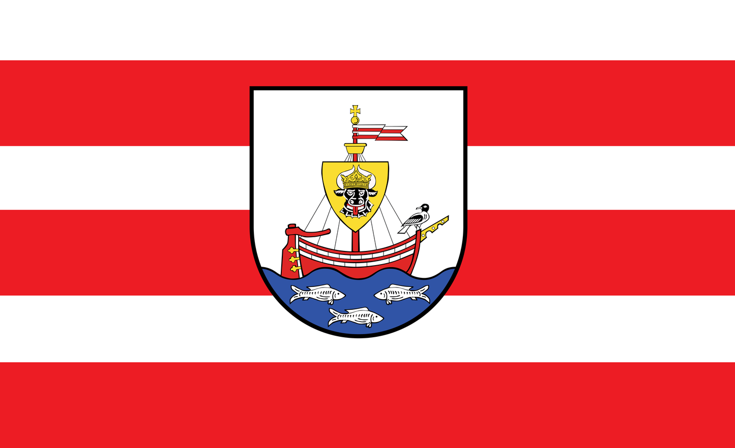 Wismar Flagge, Mecklenburg-Vorpommern