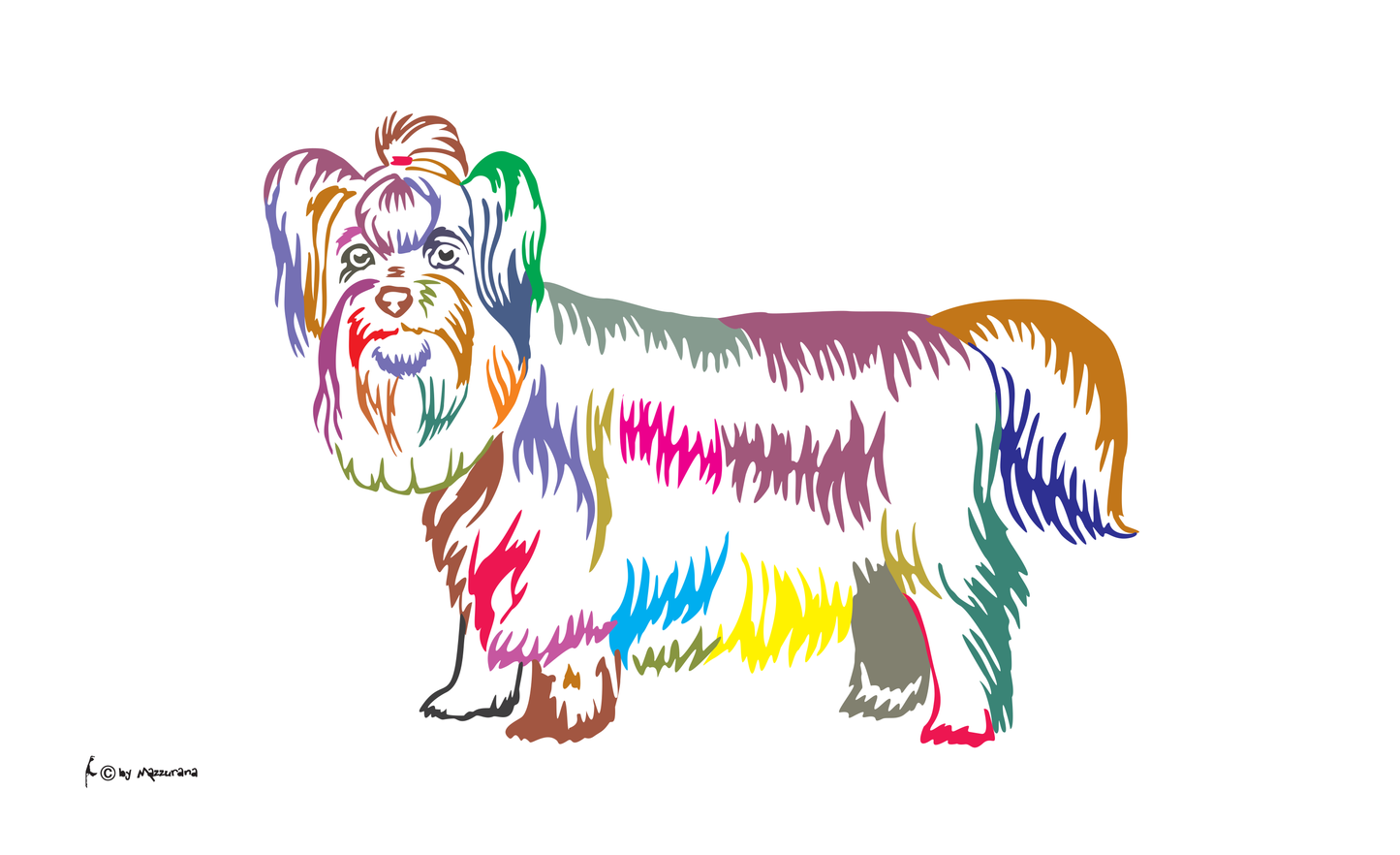 Yorkshier TerrierHundeflagge ,Tierflaggen,,Sportflaggen, Vereinsfahnen, Verbandsflaggen