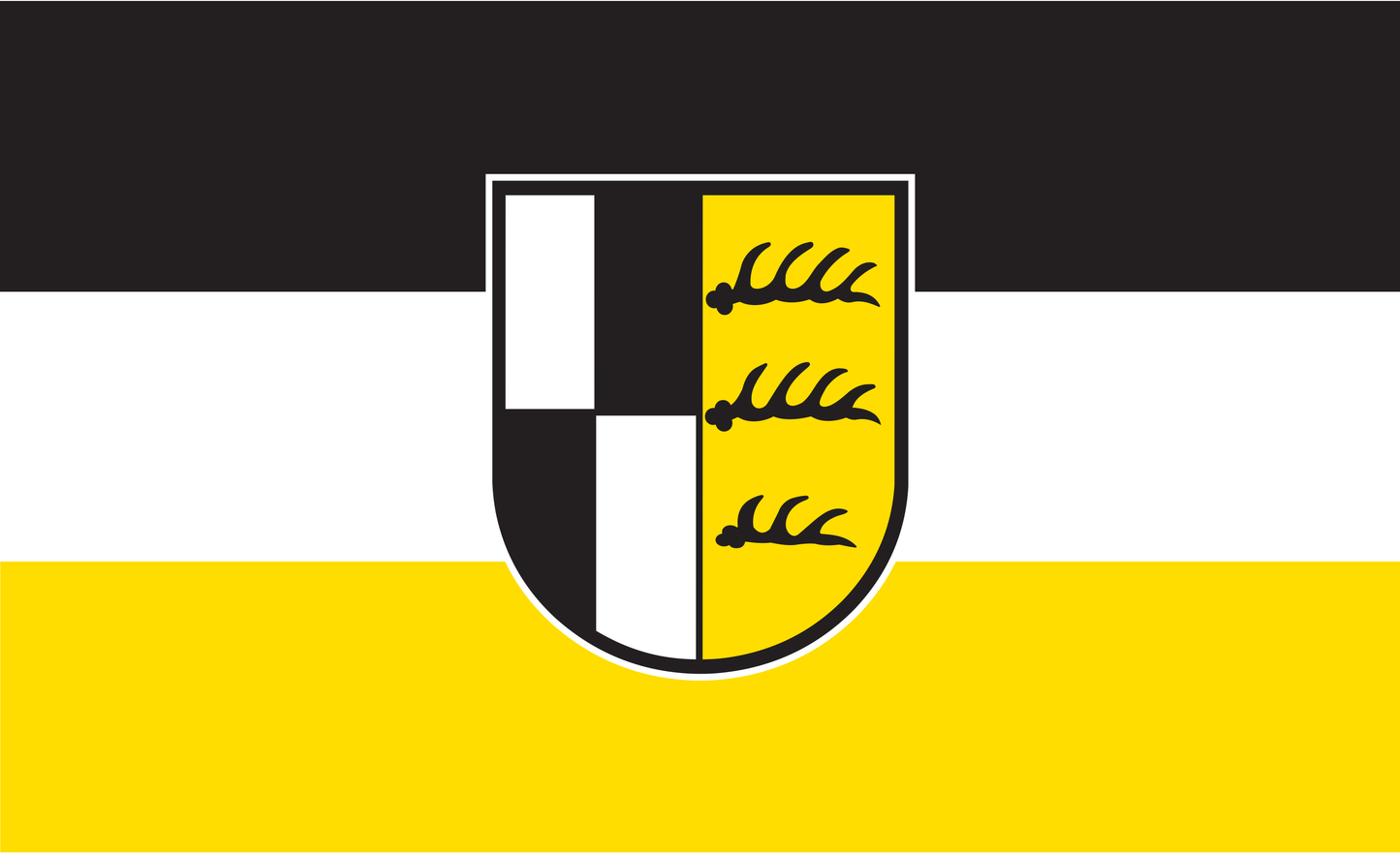 Zollernalb Kreis Flagge Baden Württemberg