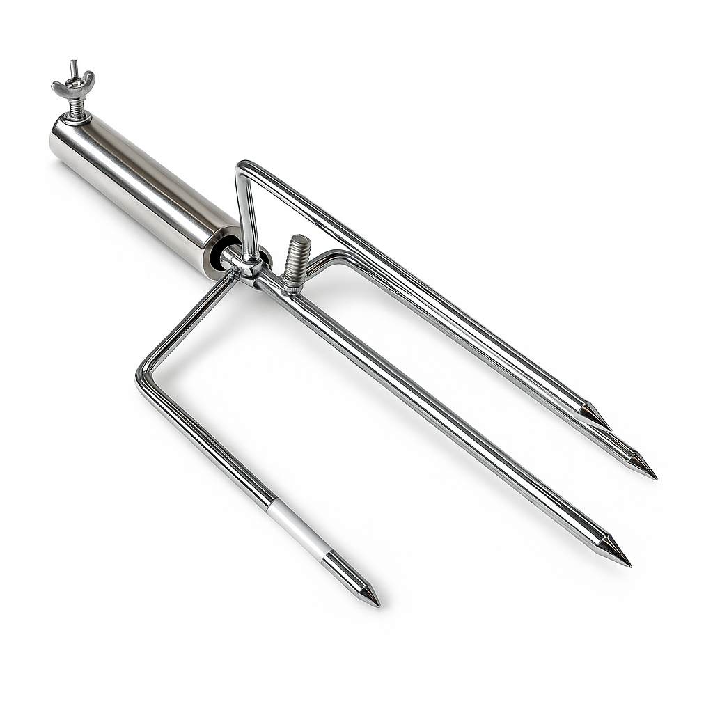 Fahnenstock-Halter aus Stahl für den Boden – stabiler Bodenstecker für Fahnenstöcke bis 35 mm Durchmesser