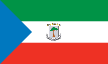 Tischfahne Äquatorialguinea – repräsentative Nationalflagge für den Innenbereich