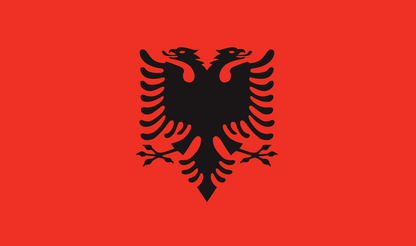 Tischfahne Albanien – repräsentative Nationalflagge für den Innenbereich