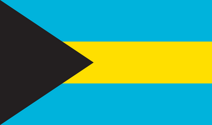 Tischfahne Bahamas – repräsentative Nationalflagge für den Innenbereich