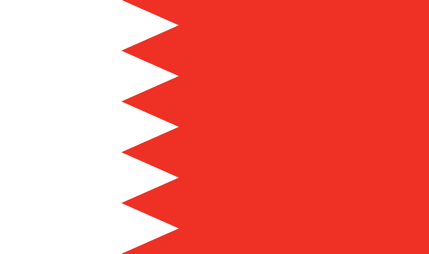 Tischfahne Bahrain – repräsentative Nationalflagge für den Innenbereich