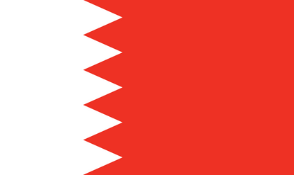 Tischfahne Bahrain – repräsentative Nationalflagge für den Innenbereich