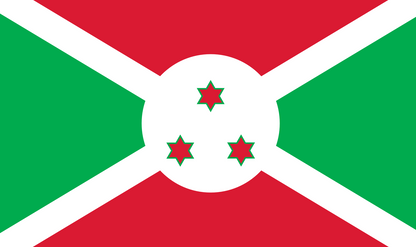 Table flag Burundi – representative national flag for indoor use