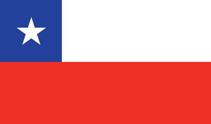 Table flag Chile – representative national flag for indoor use