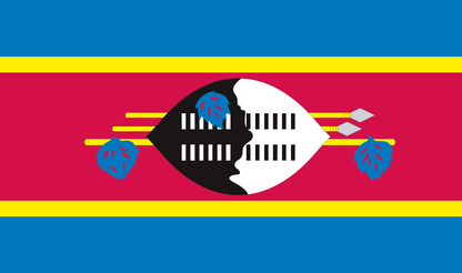 Eswatini table flag – representative national flag for indoor use