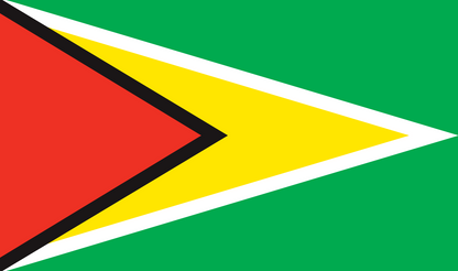Guyana table flag – representative national flag for indoor use