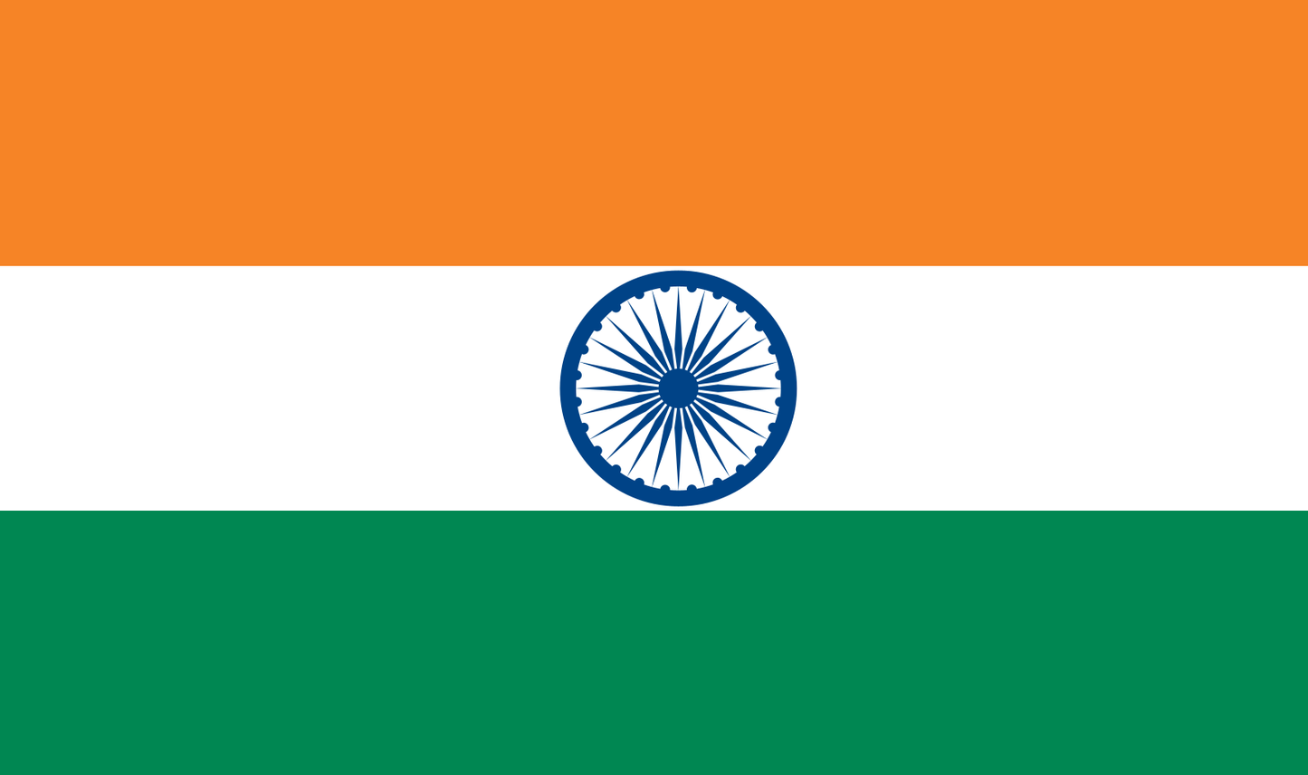 Tischfahne Indien – repräsentative Nationalflagge für den Innenbereich