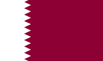 Table flag Qatar – representative national flag for indoor use