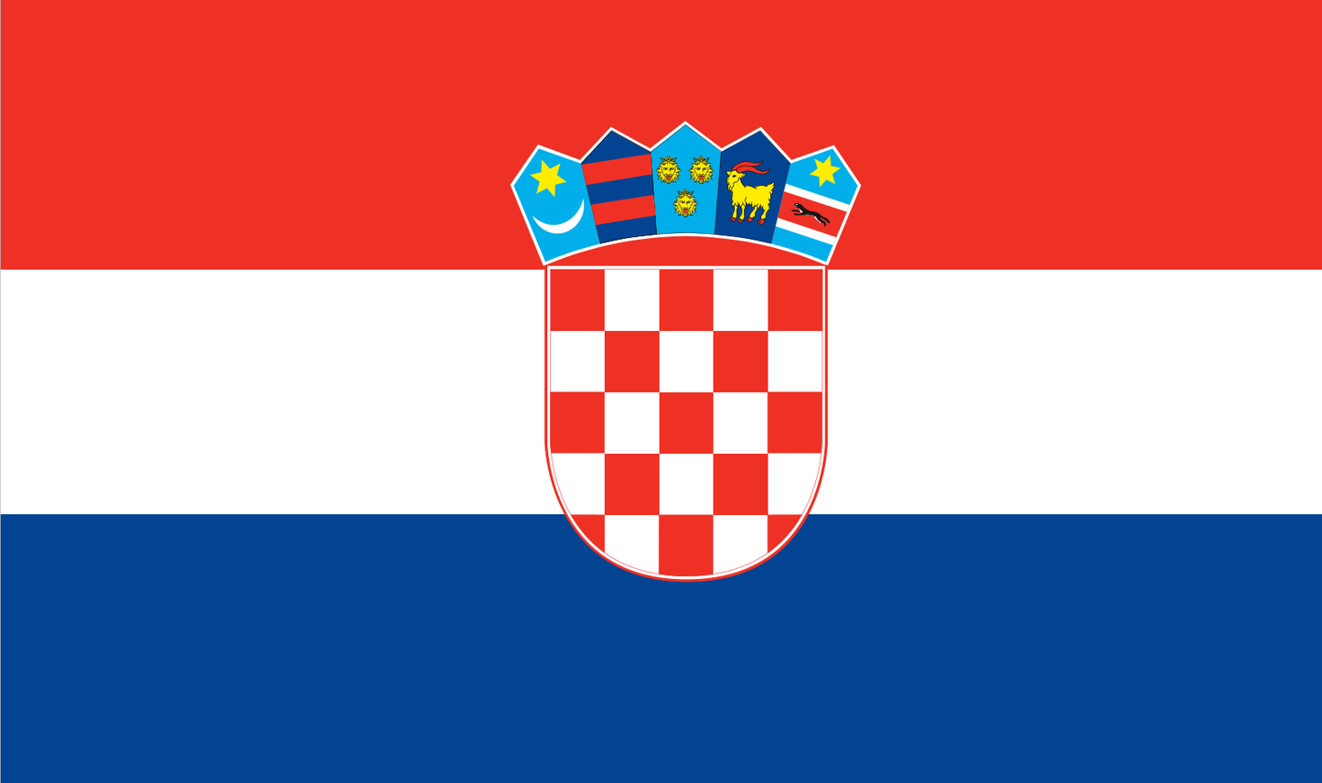 Croatia table flag – representative national flag for indoor use