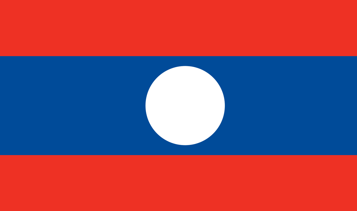 Laos table flag – representative national flag for indoor use