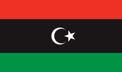 Tischfahne Libyen – repräsentative Nationalflagge für den Innenbereich