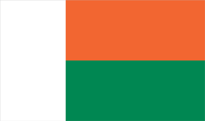 Tischfahne Madagaskar – repräsentative Nationalflagge für den Innenbereich
