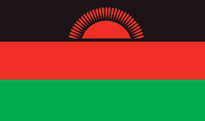 Tischfahne Malawi – repräsentative Nationalflagge für den Innenbereich