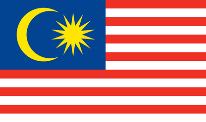 Tischfahne Malaysia – repräsentative Nationalflagge für den Innenbereich