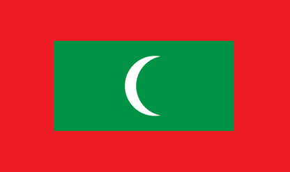 Tischfahne Malediven – repräsentative Nationalflagge für den Innenbereich