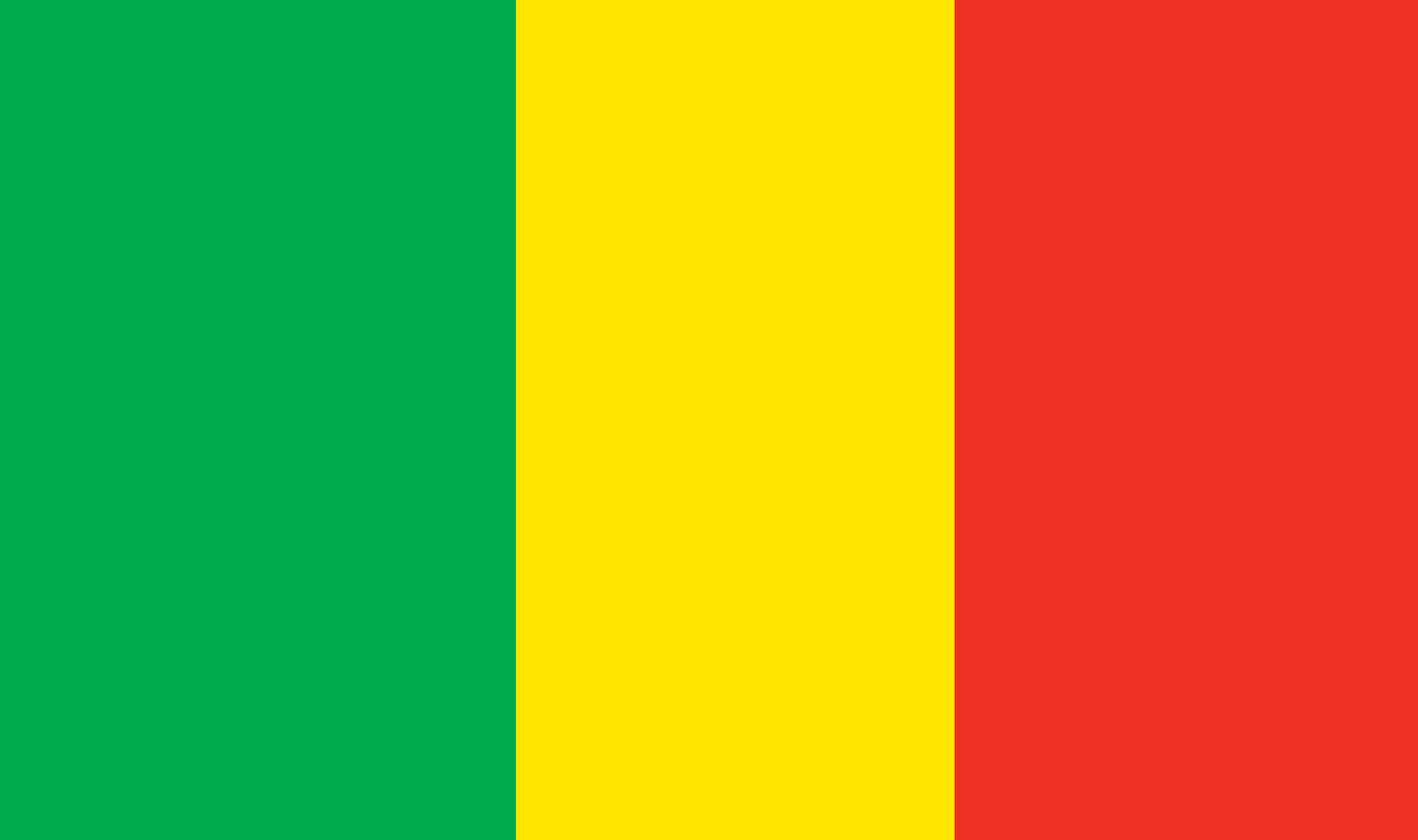 Tischfahne Mali – repräsentative Nationalflagge für den Innenbereich