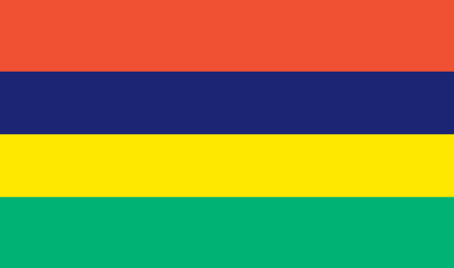 Tischfahne Mauritius – repräsentative Nationalflagge für den Innenbereich