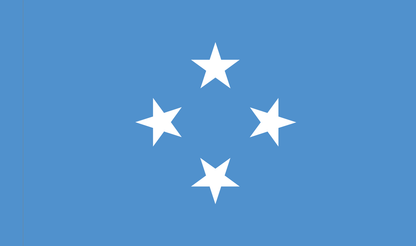 Tischfahne Mikronesien – repräsentative Nationalflagge für den Innenbereich