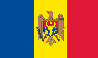 Tischfahne Moldau – repräsentative Nationalflagge für den Innenbereich