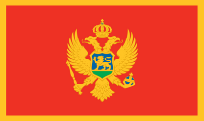Tischfahne Montenegro – repräsentative Nationalflagge für den Innenbereich