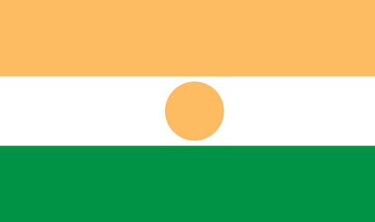 Tischfahne Niger – repräsentative Nationalflagge für den Innenbereich