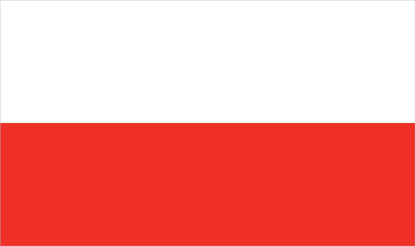 Table flag Poland – representative national flag for indoor use