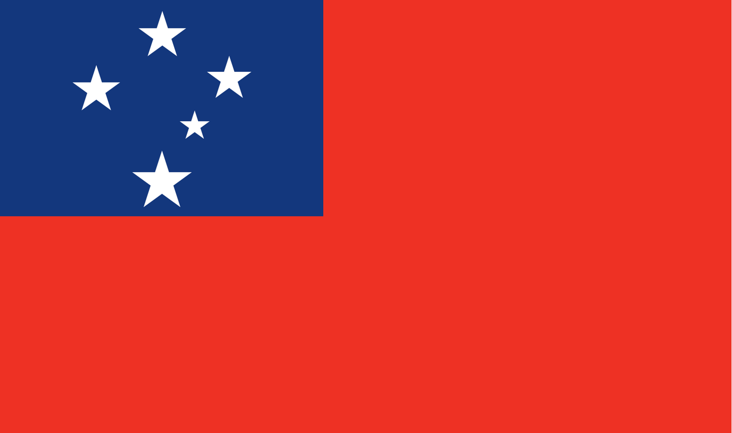 Tischfahne Samoa – repräsentative Nationalflagge für den Innenbereich